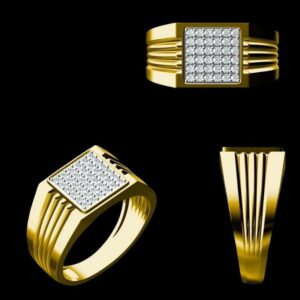 GR-0002 GENTS DIAMOND RING