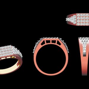 GR-3 DIAMOND GENTS RING