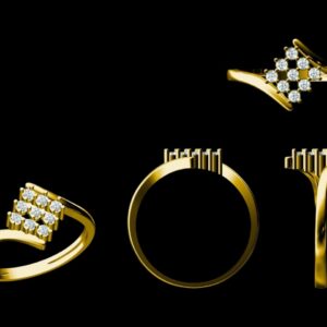 LR-0069 SIMPLE DIAMOND RING