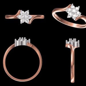 FLOWER SIMPLE RING LR-0051