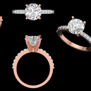 2.5 CTS EVERDAY WEAR SOLITAIRE RING FOR WOMEN