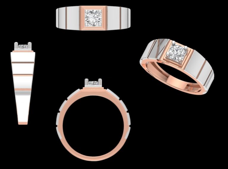 0.55 CTS POINTER GENTS RING (ALSO AVAILABLE IN 0.70 CTS TO 1.5 CTS)